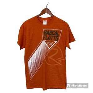 Rascal Flatts Orange T-Shirt Unisex M Tour 2015 Music Band NWOT New